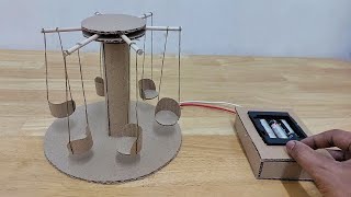 School Science Projects  how to make carnival ride from cardboard [upl. by Freeman]