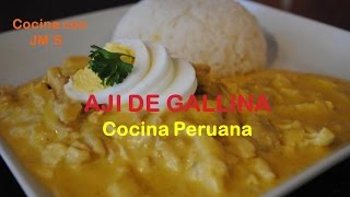 AJI DE GALLINA – RECETAS  COCINA PERUANA [upl. by Millhon]