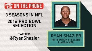 Gottlieb Ryan Shazier talks AFC Championship loss and Pro Bowl [upl. by Akisey131]