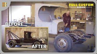 Vintage Tow Truck Transformation  Full Custom Garage  S02 EP3  Automotive Reality [upl. by Markiv34]