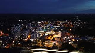 Basingstoke  relaxing flight at night [upl. by Etnovert]