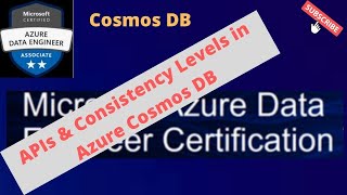 APIs and Consistency Levels in Azure Cosmos DB [upl. by Hintze646]