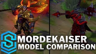 Mordekaiser Rework vs PreRework Comparison Turnaround [upl. by Nnil]