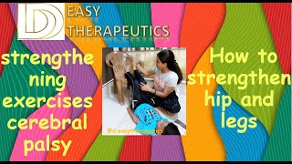 How to strengthen hip and leg muscles  strengthening exercises cerebral palsy  Lower body strength [upl. by Cirederf]