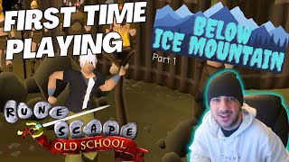 FIRST TIME PLAYING RUNESCAPE  Below Ice Mountain Quest  EP 10 [upl. by Anaitsirc442]