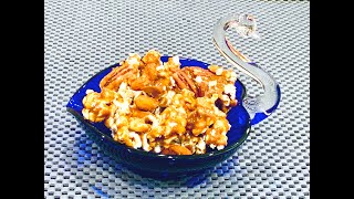 Easy Homemade Caramel Corn with Honey Roasted Nuts Recipe 🍿🍿🍿 [upl. by Oiramal]