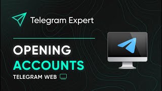 OPENING ACCOUNTS  TELEGRAM WEB [upl. by Niliac597]