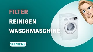 Wie reinige ich den Filter der Siemens iQ300 WM14N291 Waschmaschine [upl. by Timmi]