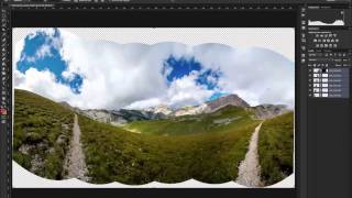 Tutoria Photoshop come creare e unire foto panoramiche con Photomerge [upl. by Iadrahs17]