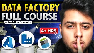 Azure Data Factory Full Course From Beginner to PRO  ADF RealTime Scenarios [upl. by Inail]