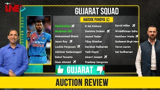 Auction 2022 Gujarat Review ft Mohammed Shami Rahul Tewatia [upl. by Seabrook]