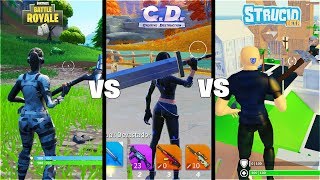 Fortnite Vs Creative Destruction Vs Strucid [upl. by Nicolea392]