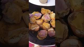 Torradas feita na Airfryer com queijo e presunto receitas cozinhando [upl. by Gnuoy]