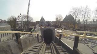 Rutschebanen  Tivoli Gardens  Onride Mounted POV [upl. by Elik]