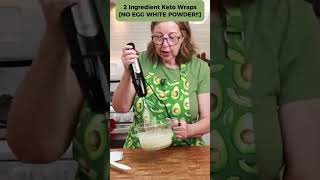 2 Ingredient Keto Wraps No Egg White Powder amp No Expensive Ingredients Carnivore Diet Wrap Recipe [upl. by Briney]