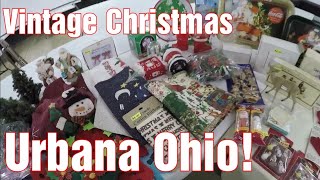 Urbana Ohio Flea Market Rare Christmas Finds [upl. by Ebocaj237]