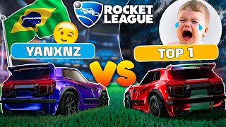 O DIA QUE O TOP 1 GLOBAL CHOROU PRO YANXNZ NO ROCKET LEAGUE [upl. by Aihsiek]