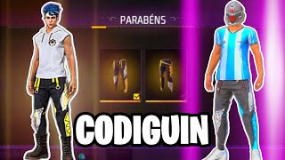 CODIGUIN INFINITO da Calça Angelical AMARELA no Free fire [upl. by Norac]