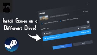 How To Install Games to External Hard Drives on Steam 2024 Tutorial [upl. by Sirkin]