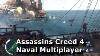 AC4 Black Flag Multiplayer Naval Battles [upl. by Yehtomit]