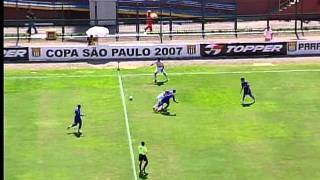 COPA SÃO PAULO DE FUTEBOL JR 2007  FINAL  SÃO PAULO X CRUZEIRO 1º TEMPO [upl. by Eiggep]