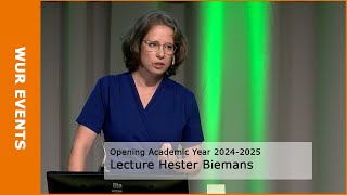 Opening Academic Year 20242025  Lecture Hester Biemans [upl. by Pandolfi]