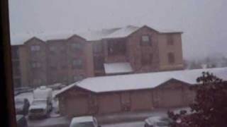 Snowstorm in Texas 122409 [upl. by Adidnac]