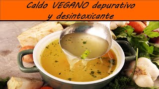 Caldo VEGANO depurativo y desintoxicante por Nely Helena Acosta Carrillo [upl. by Gare]