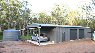 Building a new quotSteel Kit Shedquot Workshop  Forme Industrious [upl. by Orvil]