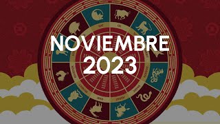 Horóscopo chino noviembre 2023 mes oportuno para los negocios [upl. by Kloster]