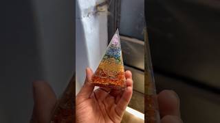 Beautiful 7 Chakra Pyramid available anik agate pyramid [upl. by Anide]