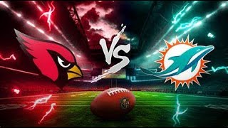 34 Arizona Cardinals Vs 33 Miami Dolphins Week 8 [upl. by Clercq]