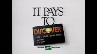 Discover Credit Card 1993 Television Commercial [upl. by Carson]