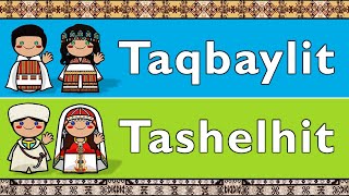 AMAZIGH TAQBAYLIT KABYLE amp TASHELHIT SHILHA [upl. by Codi]