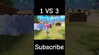 Freestyle 1 vs 3 gameplay in custom shorts shortyt viral [upl. by Mortie]