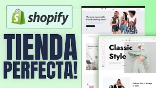 Cómo PERSONALIZAR tu TIENDA de Shopify en 2024  Tutorial Shopify [upl. by Crooks]