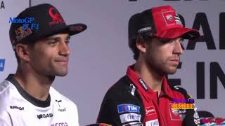 MotoGP Press Conference Part2  Martin Bagnaia Bastianini and Marc Márquez [upl. by Naitsirc]