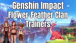 FlowerFeather Clan Trainers  Genshin Impact [upl. by Hassin709]