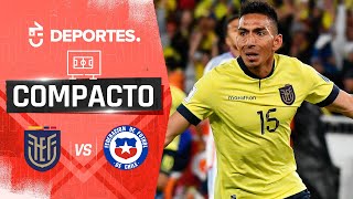 ECUADOR 1  0 CHILE 🏆 Clasificatorias Mundial 2026 ⚽️ GOLES Y RESUMEN [upl. by Cele]