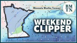 Clipper set to bring Sunday snow to parts of Minnesota [upl. by Dowling]