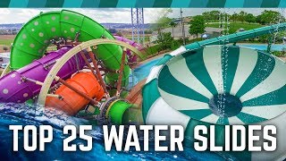 TOP 25 Water Slides in the World [upl. by Thain872]