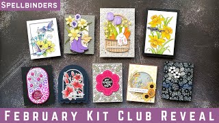 February Kit Club Reveal at Spellbinders  teamspellbinders neverstopmaking [upl. by Johm]