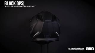 509 Altitude Carbon Fiber Snow Helmet  Black Ops [upl. by Dola218]