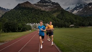 400m Intervalle in Sankt Moritz 😮‍💨 [upl. by Clabo]