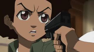 The Boondocks  Riley vs Huey shootout [upl. by Siroval]