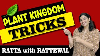 PLANT KINGDOM  Super Easy Tricks  Part 1  Ritu Rattewal [upl. by Ebag]