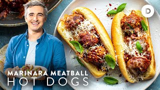 EASY Marinara Meatball Subs Recipe [upl. by Horner953]