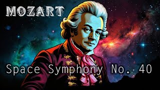 Mozart  Symphony No 40  Molto Allegro Space Version [upl. by Sidon]