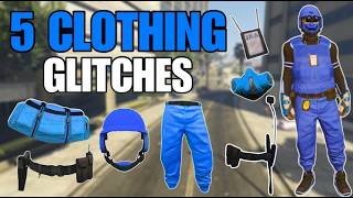 GTA 5 TOP 5 CLOTHING GLITCHES AFTER PATCH 168 New Badge Telescope Glitch amp More [upl. by Cave]