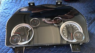 RAM 1500 7quot premium instrument cluster install [upl. by Stav]